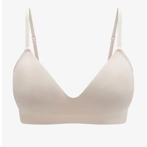 ThirdLove Wireless Bra XS Sea Salt Cotton Wireless Bra 10111403XS01 Soft